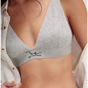 We the Free Bralette at Free People Intimately Heather Grey Small New